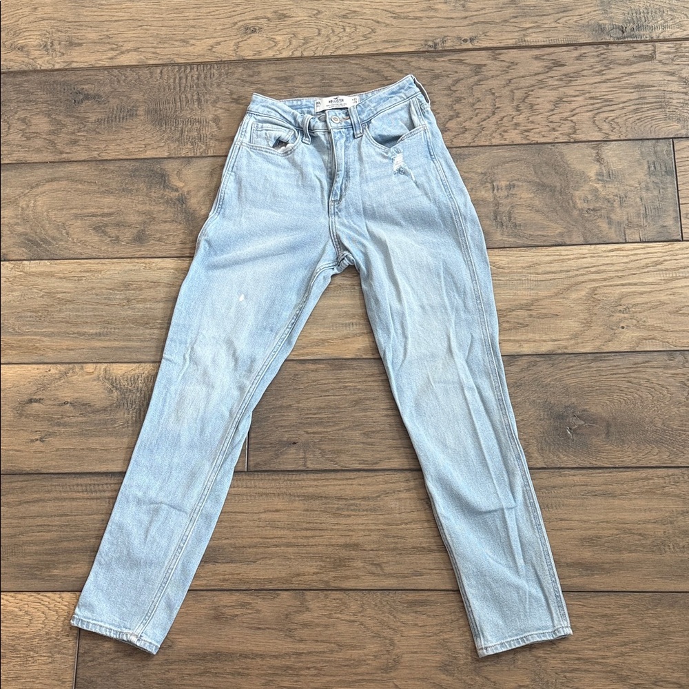 Hollister Women's Sky Blue Skinny Jeans